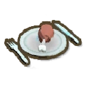 Cooked Drumstick Plate